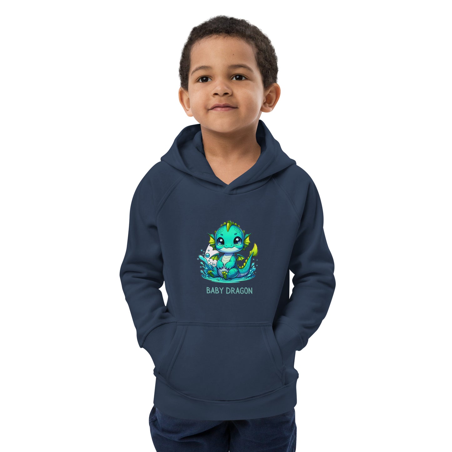 Kids eco hoodie Baby Dragon