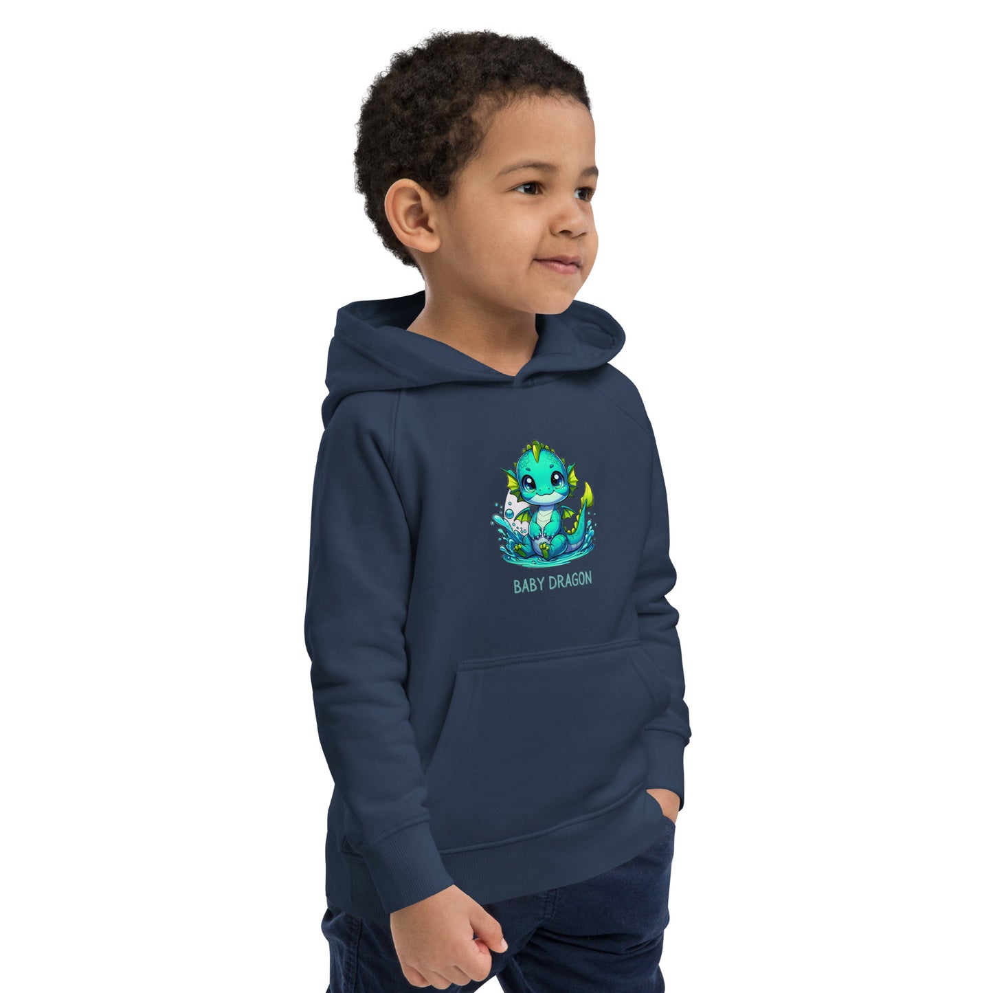 Kids eco hoodie Baby Dragon
