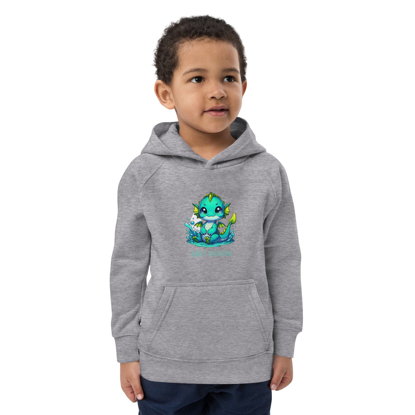 Kids eco hoodie Baby Dragon