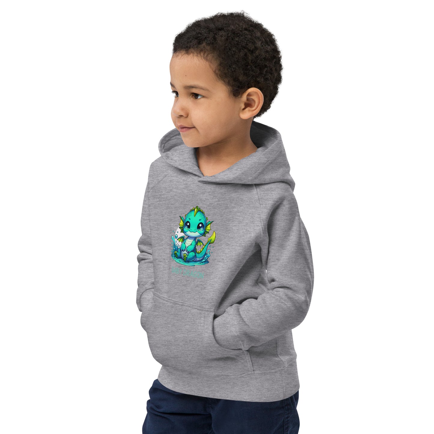 Kids eco hoodie Baby Dragon