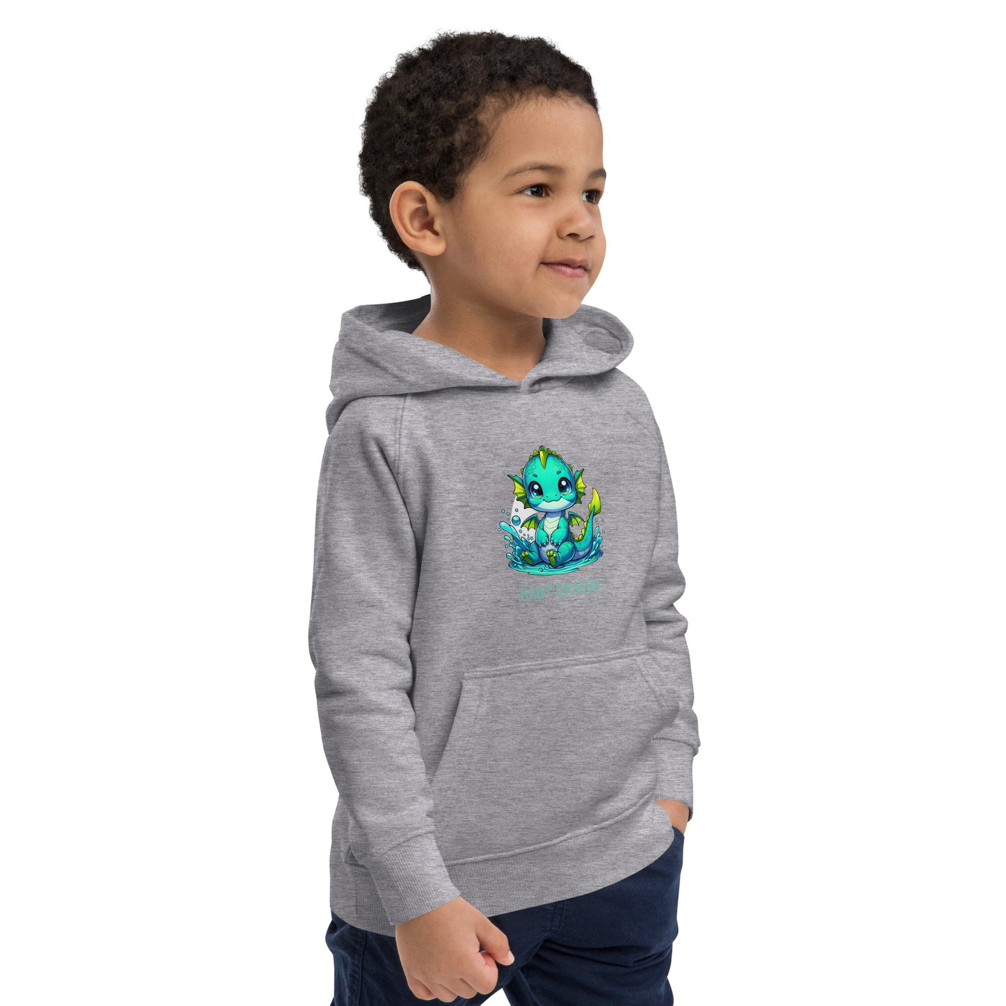 Kids eco hoodie Baby Dragon
