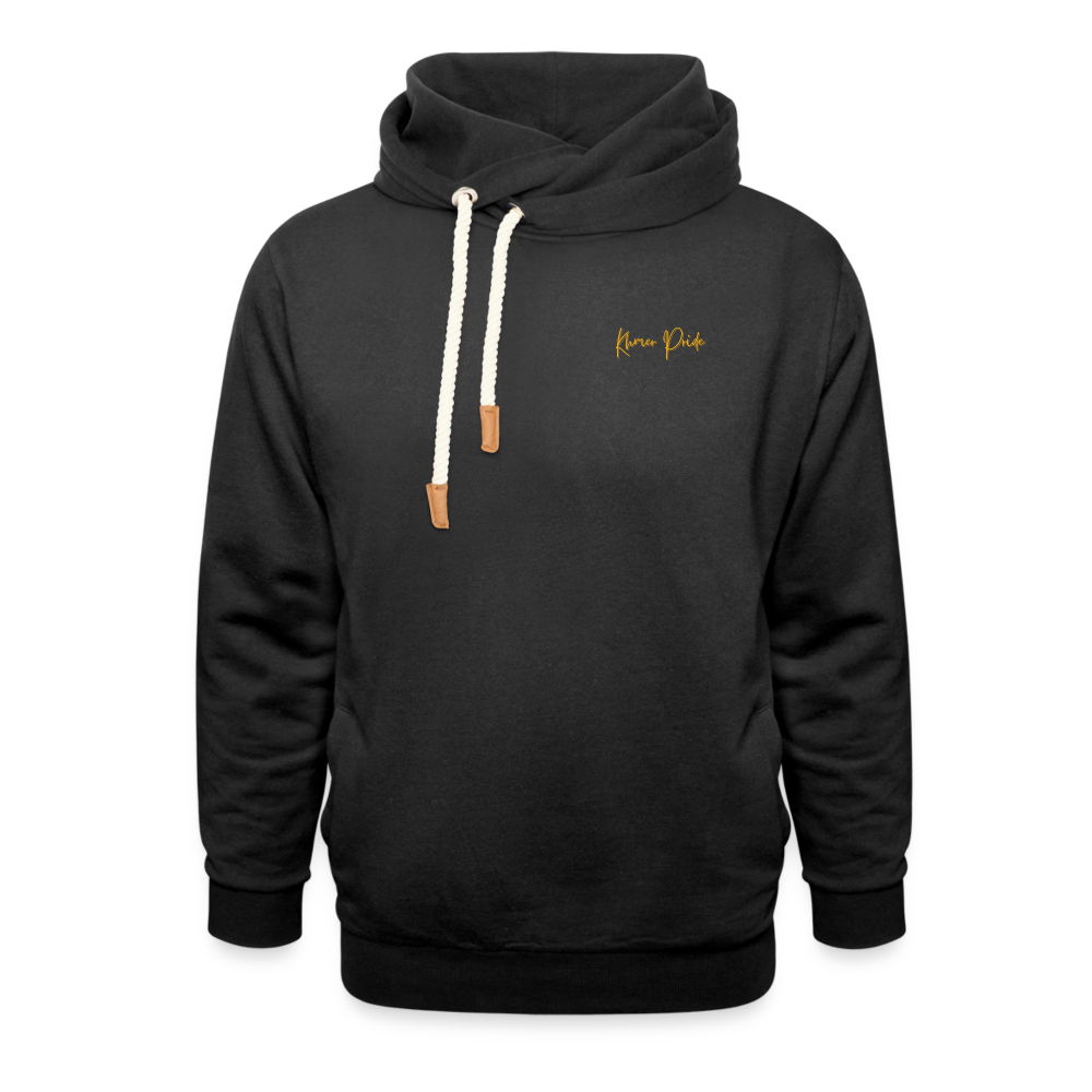 Sweat à capuche cache-cou unisexe - noir
