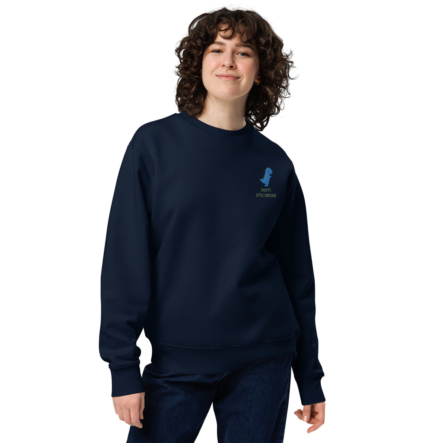 Unisex eco sweatshirt little dinosaur
