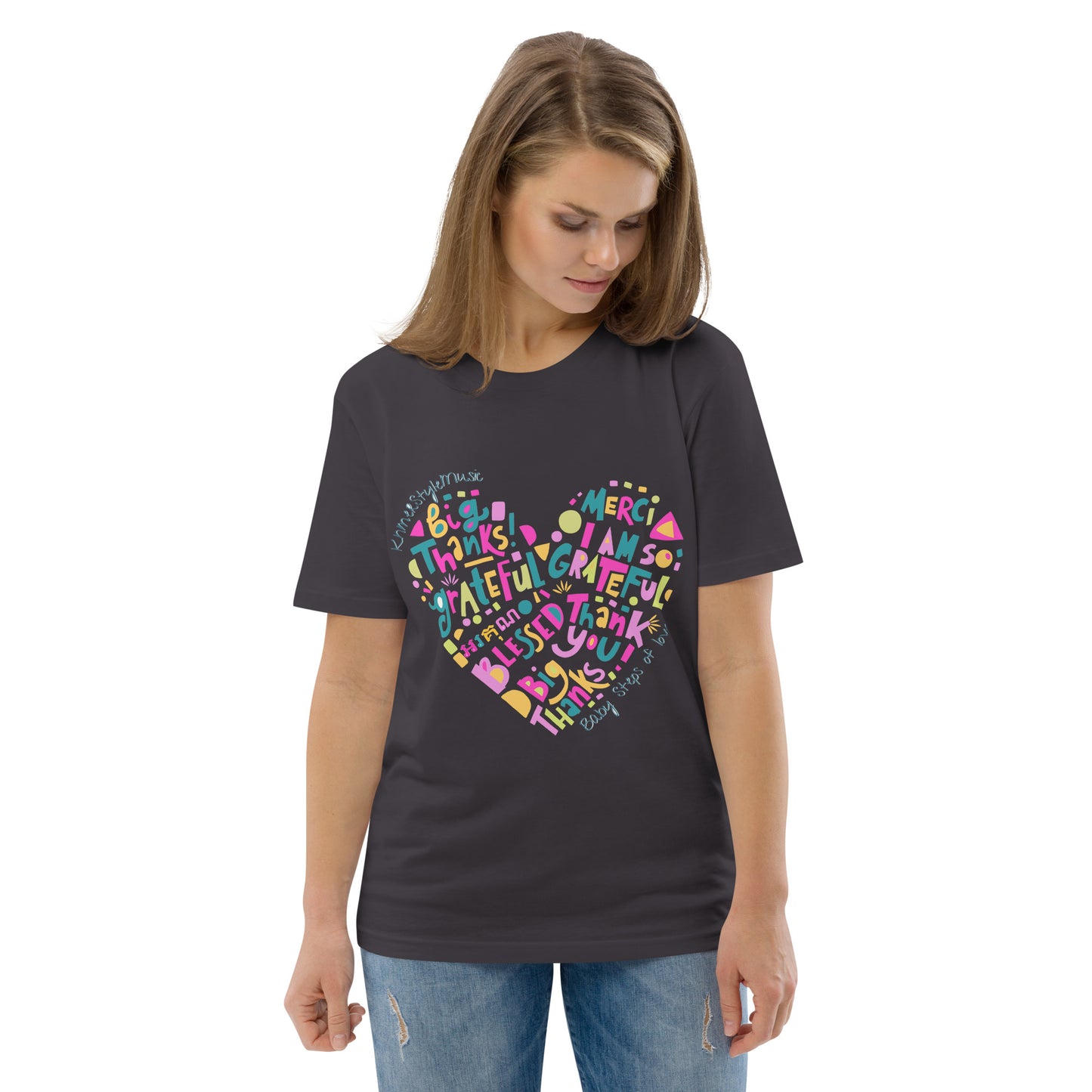 Unisex organic cotton t-shirt Baby Steps of love