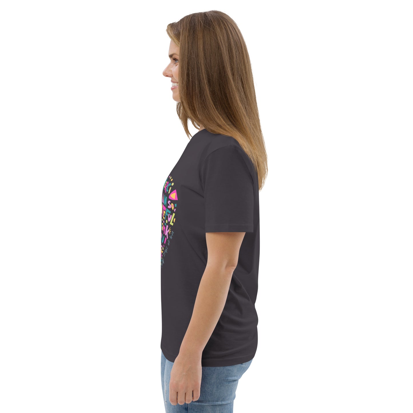 Unisex organic cotton t-shirt Baby Steps of love