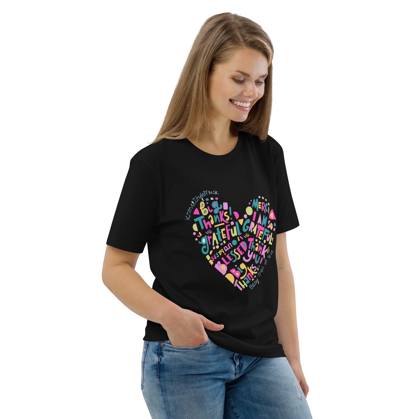 Unisex organic cotton t-shirt Baby Steps of love