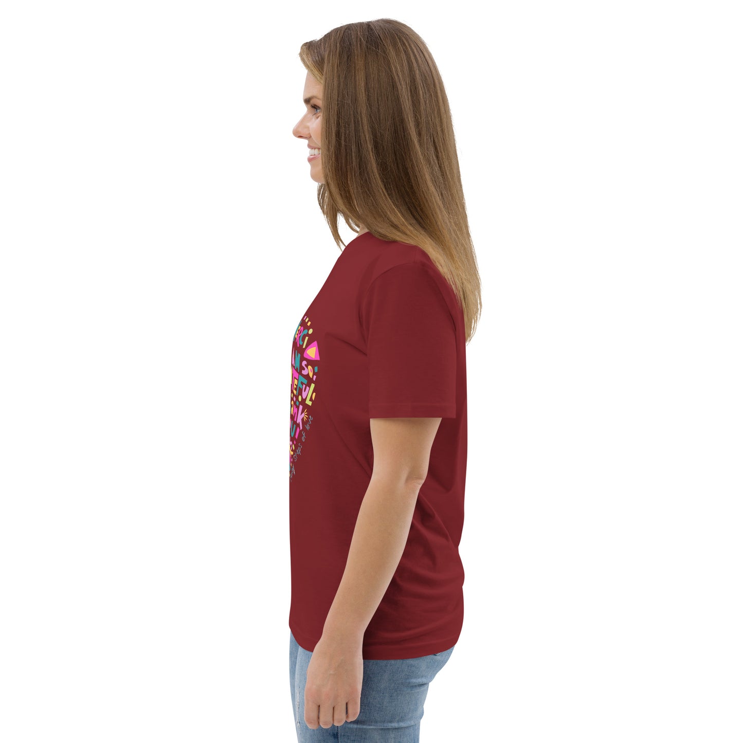 Unisex organic cotton t-shirt Baby Steps of love