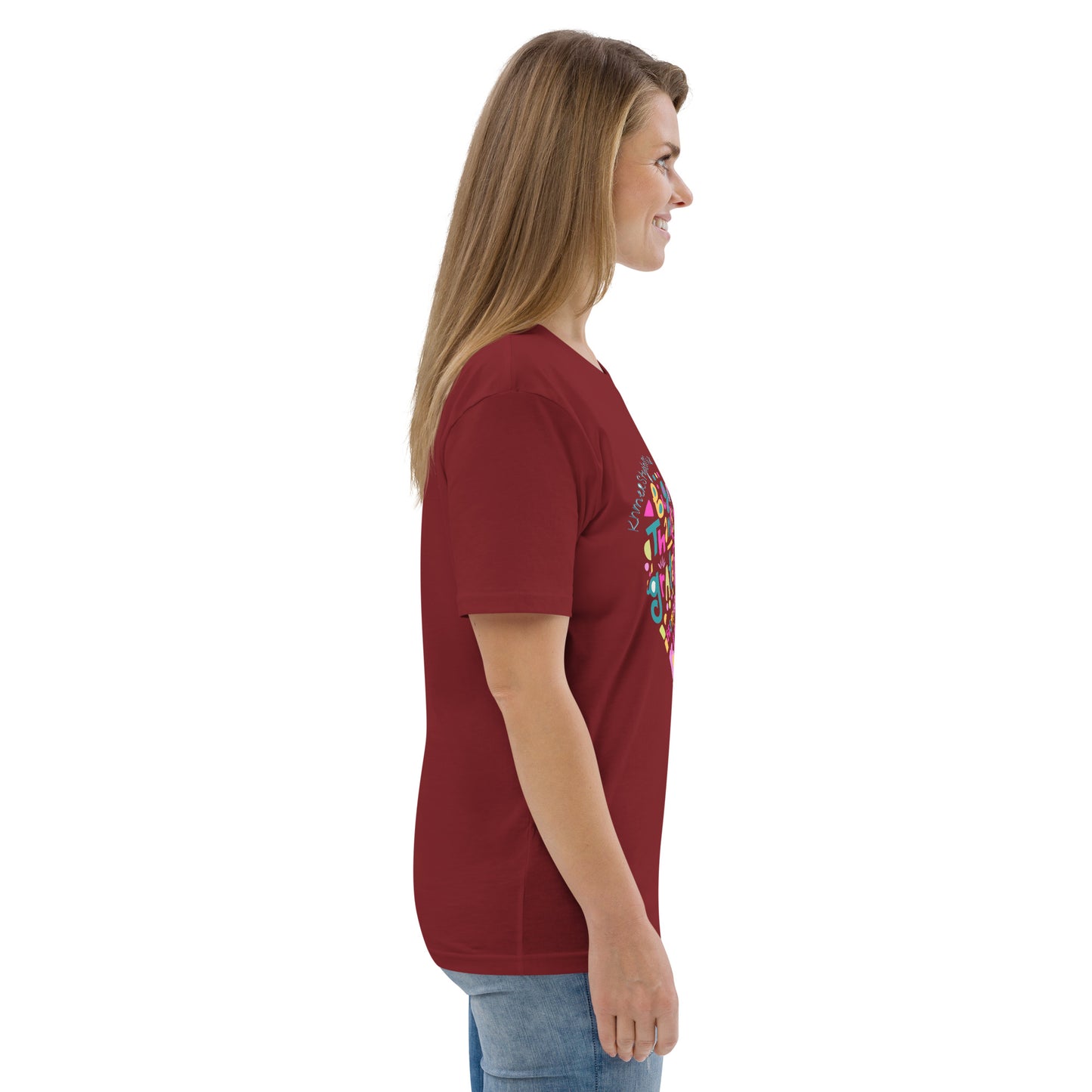 Unisex organic cotton t-shirt Baby Steps of love