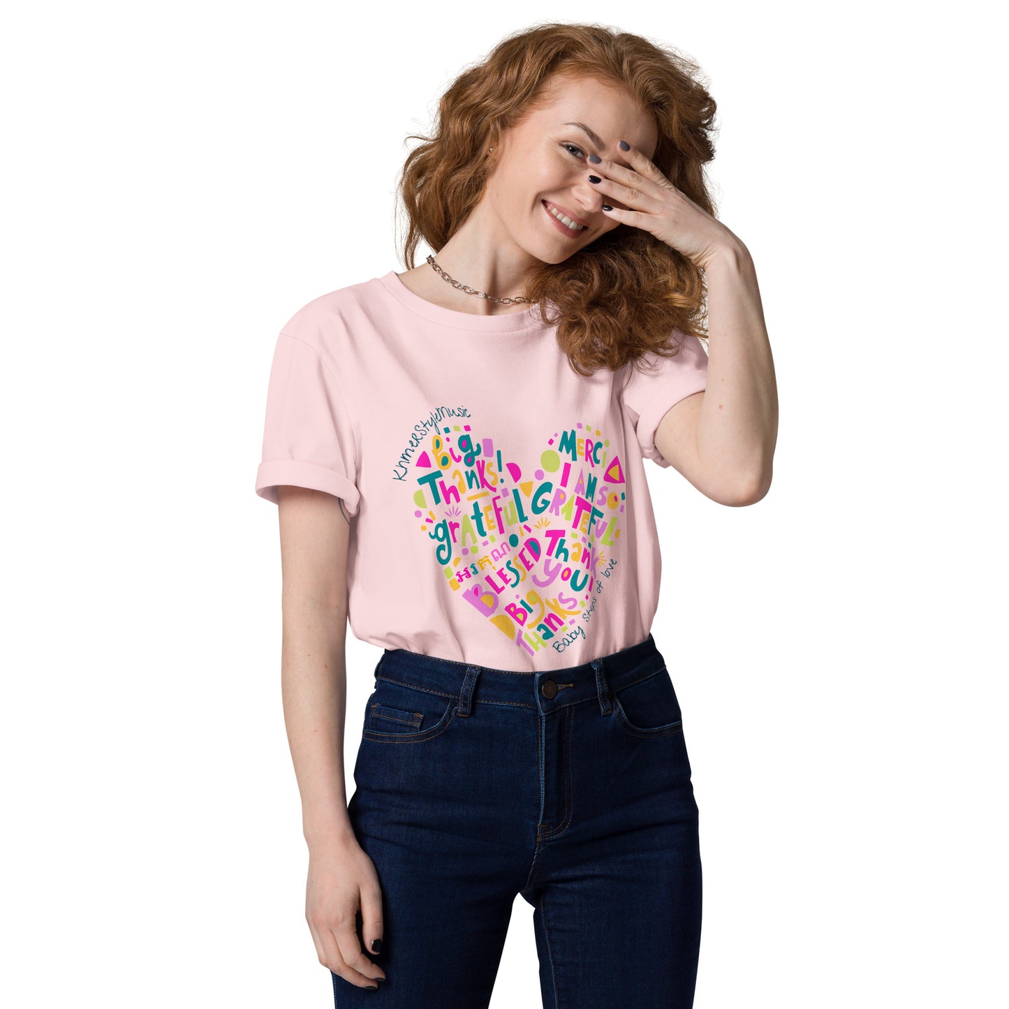 Unisex organic cotton t-shirt Baby Steps of love