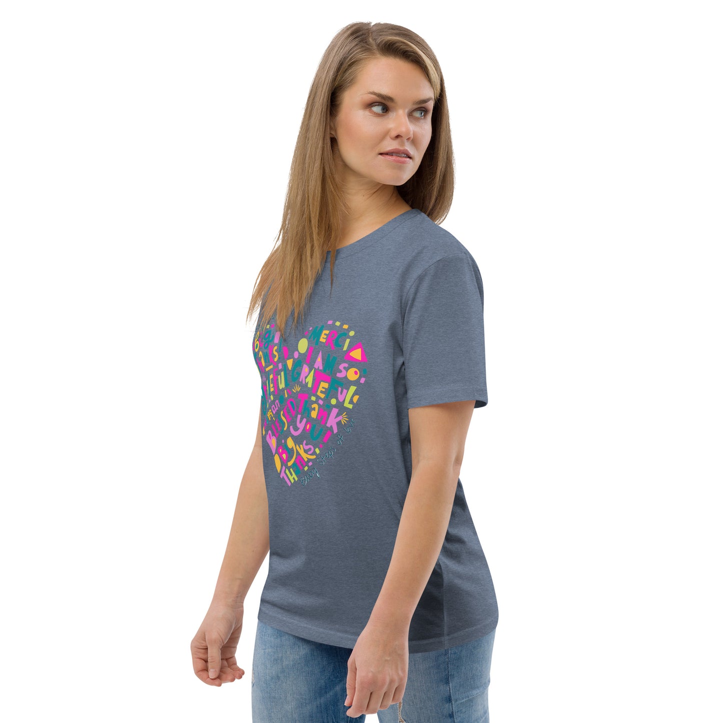 Unisex organic cotton t-shirt Baby Steps of love
