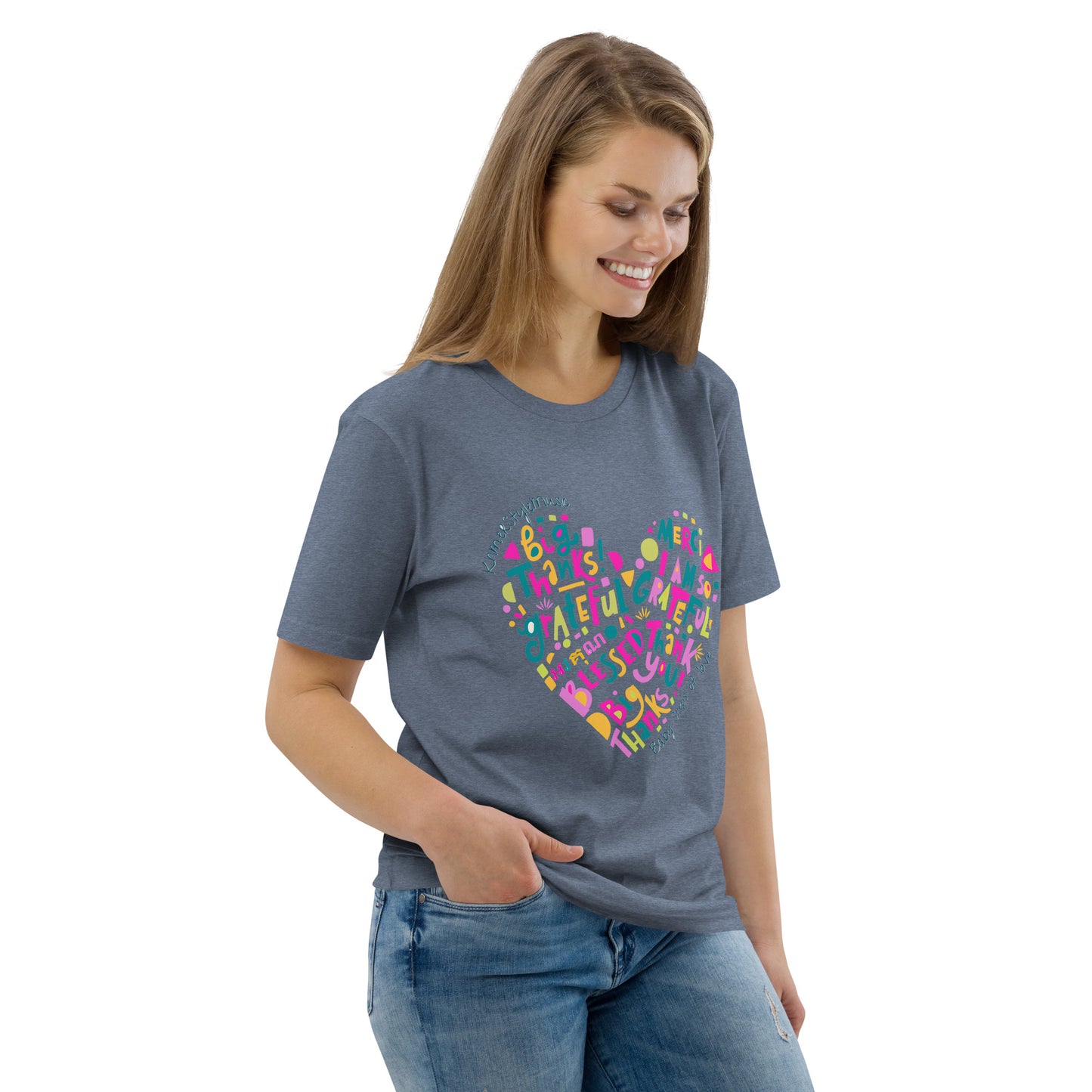 Unisex organic cotton t-shirt Baby Steps of love