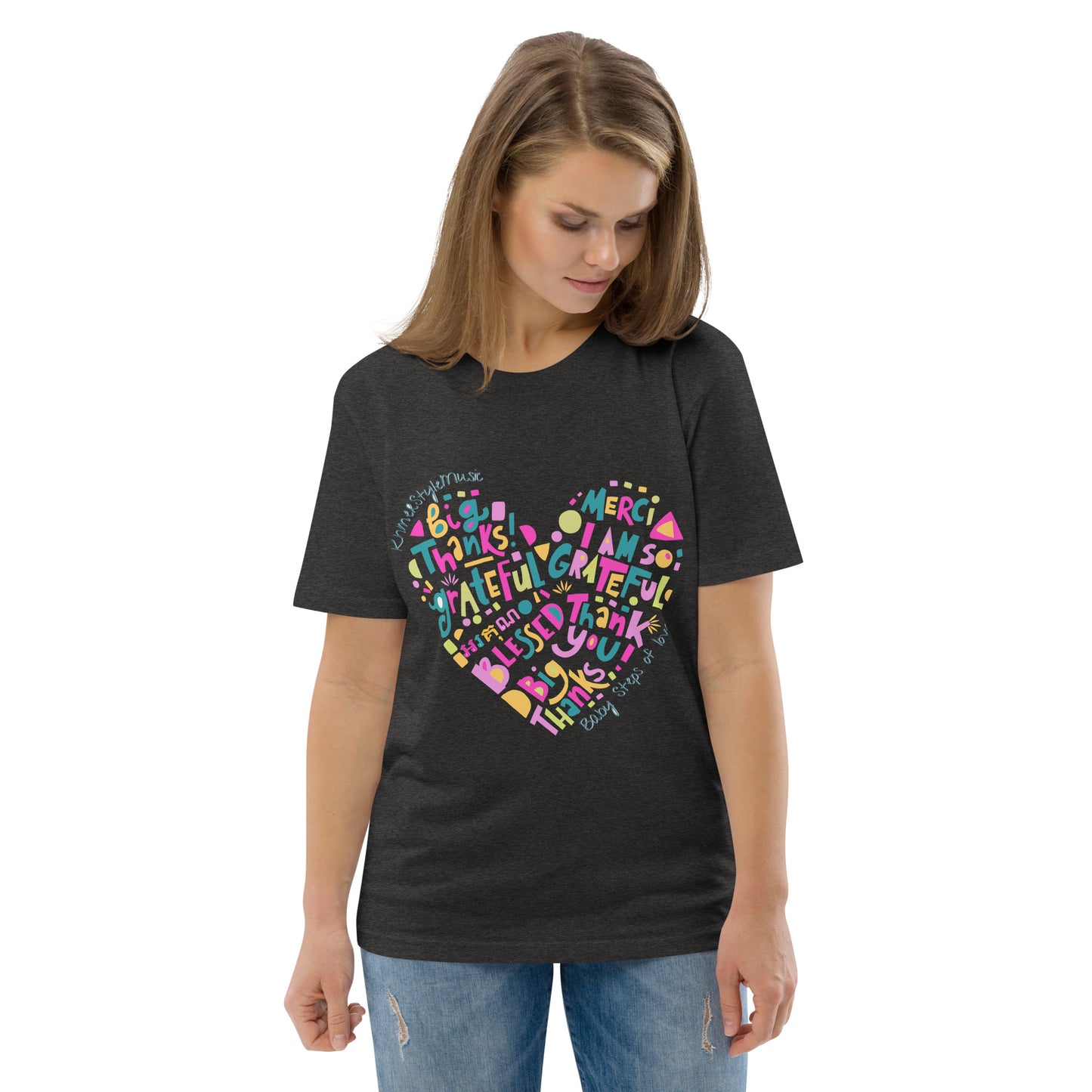 Unisex organic cotton t-shirt Baby Steps of love