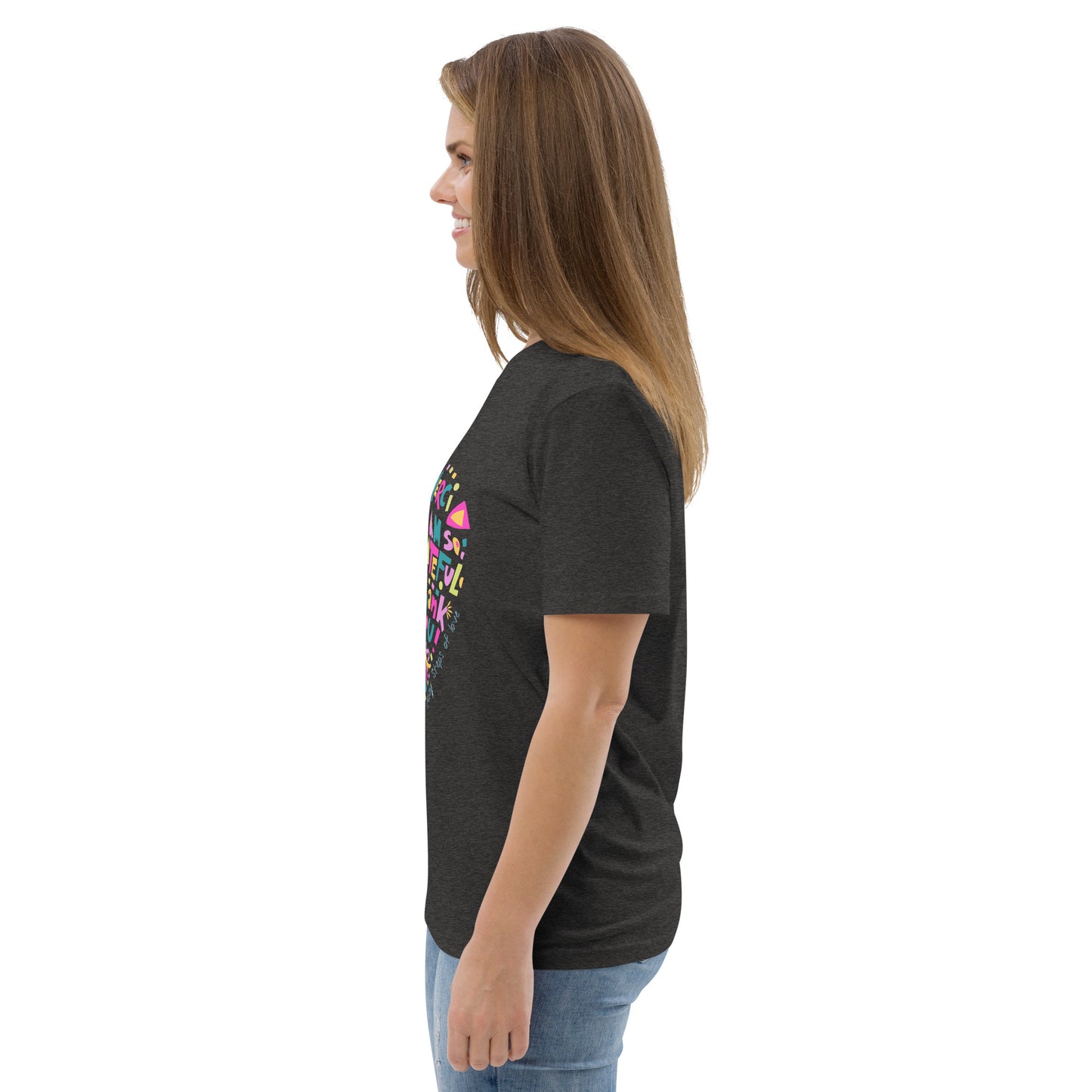 Unisex organic cotton t-shirt Baby Steps of love