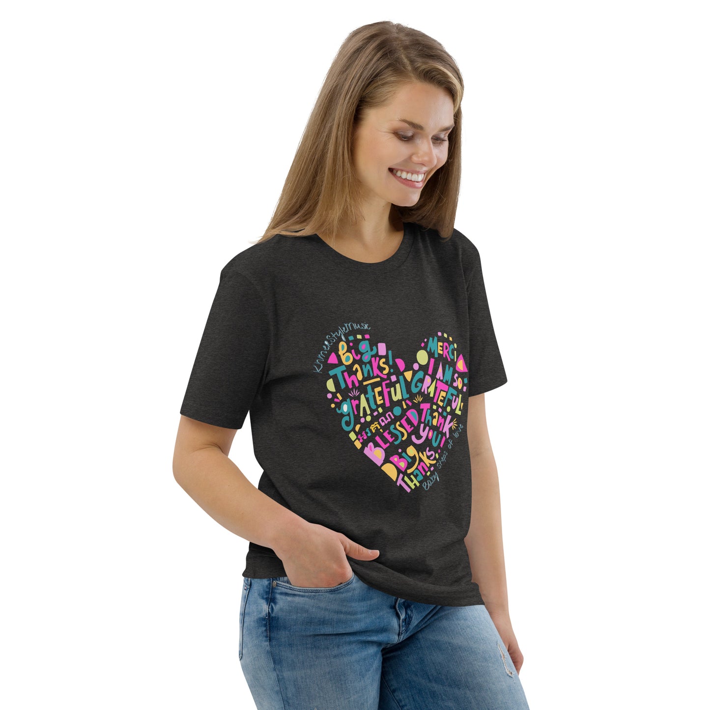 Unisex organic cotton t-shirt Baby Steps of love