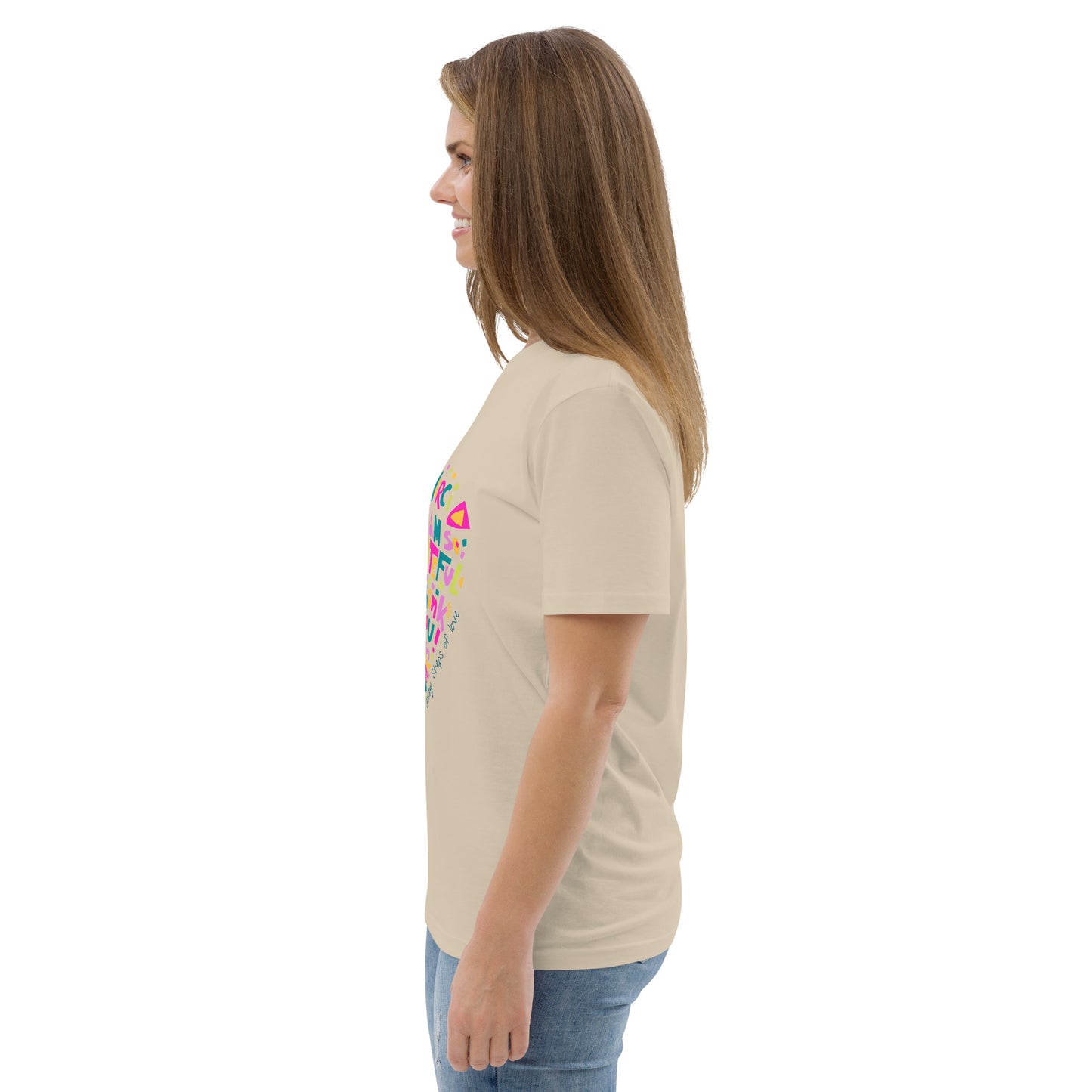 Unisex organic cotton t-shirt Baby Steps of love