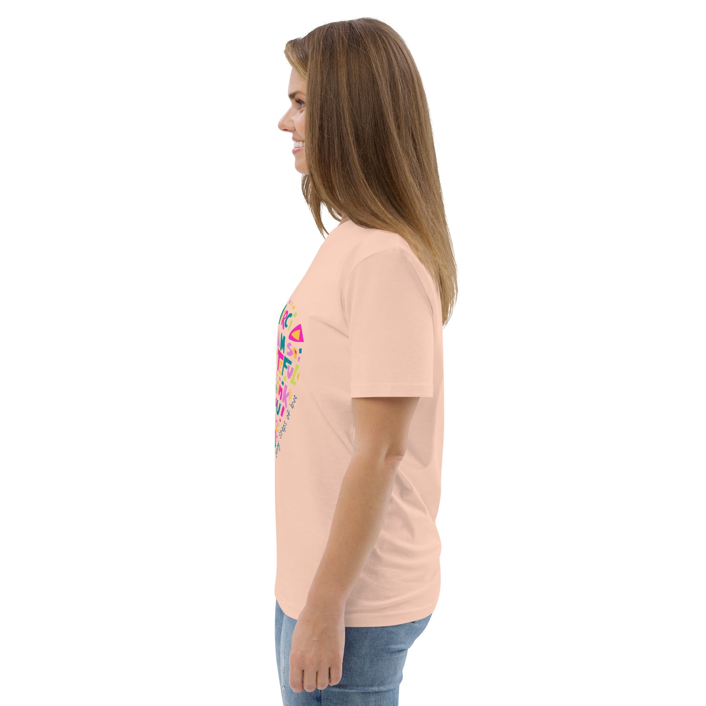 Unisex organic cotton t-shirt Baby Steps of love