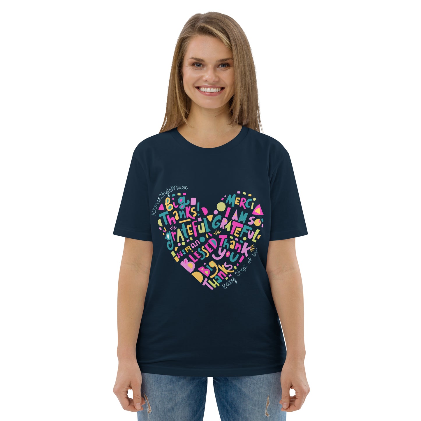 Unisex organic cotton t-shirt Baby Steps of love