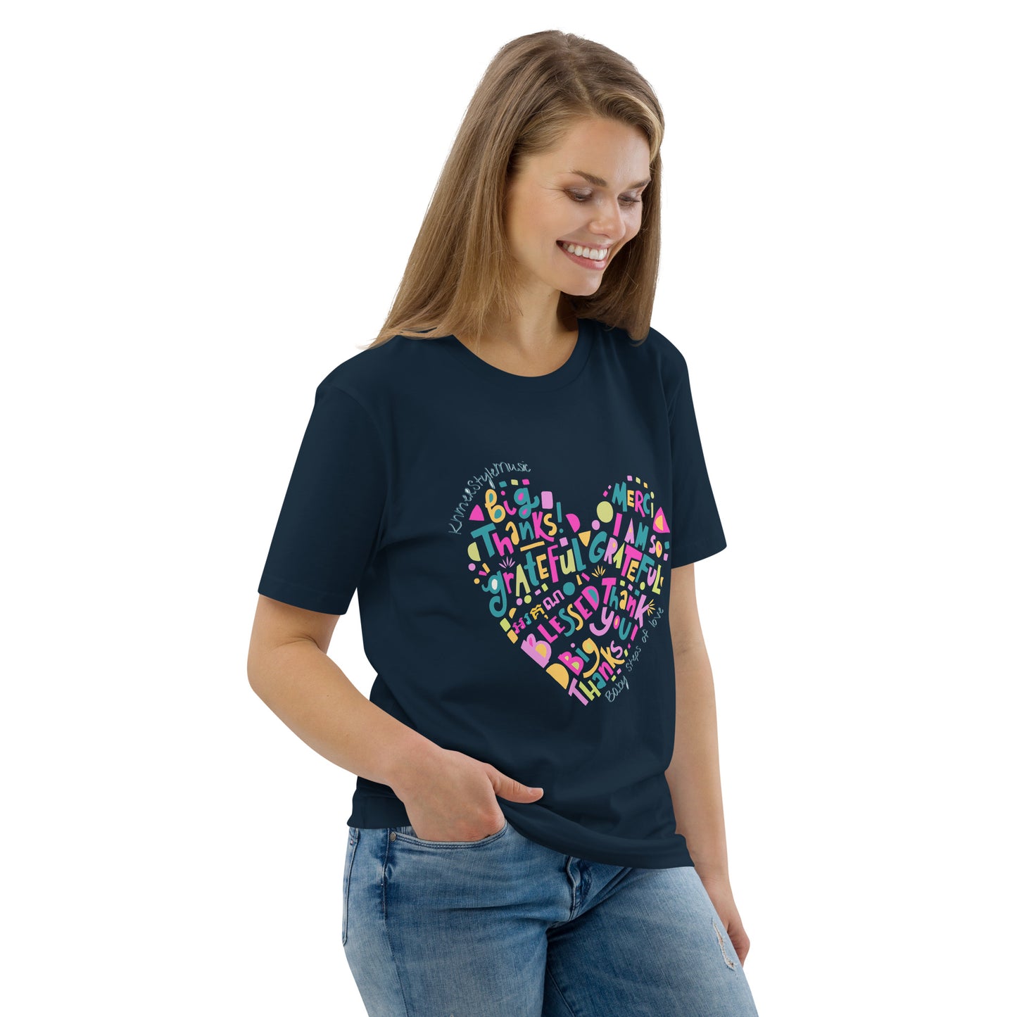 Unisex organic cotton t-shirt Baby Steps of love