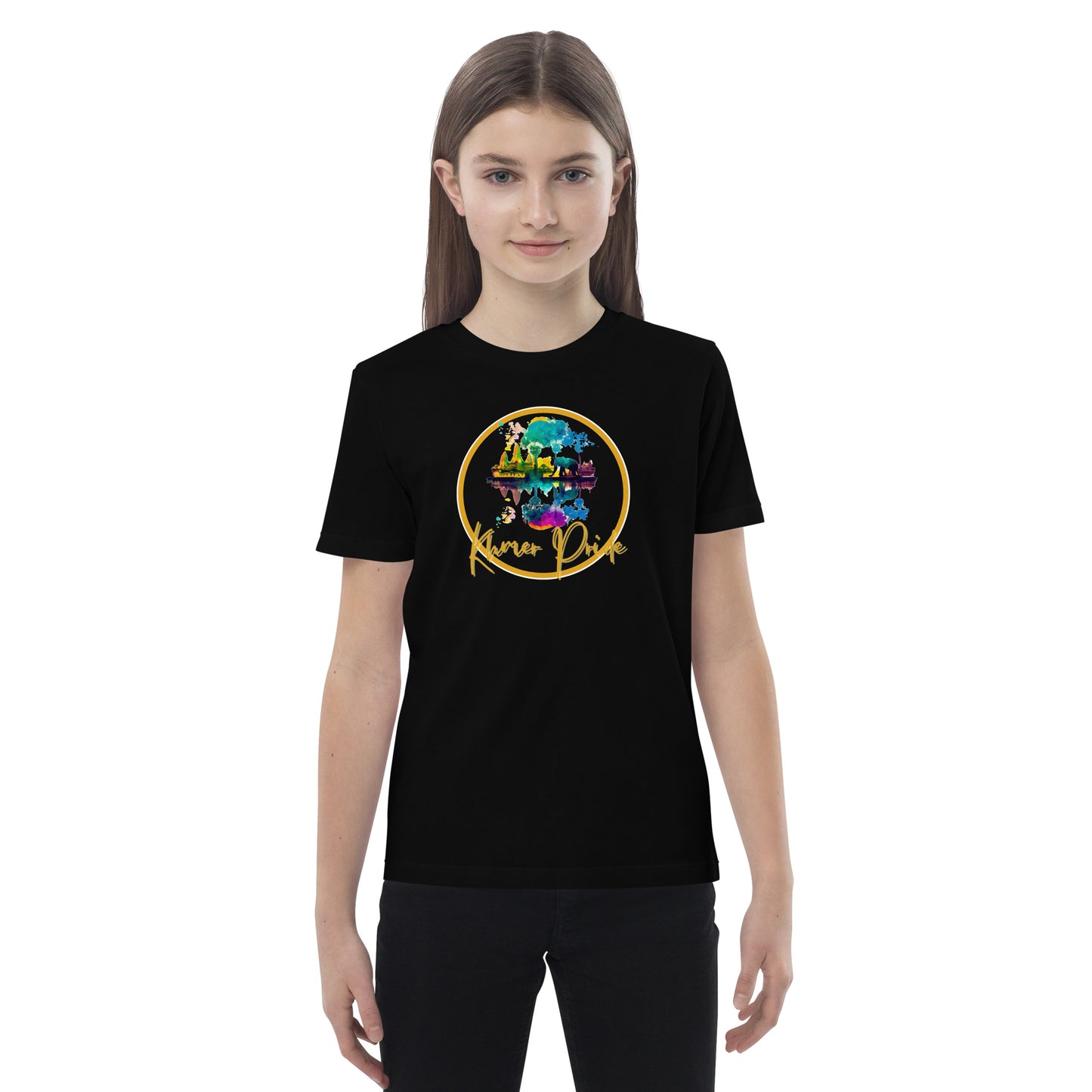 T-shirt en coton bio enfant - Khmer style