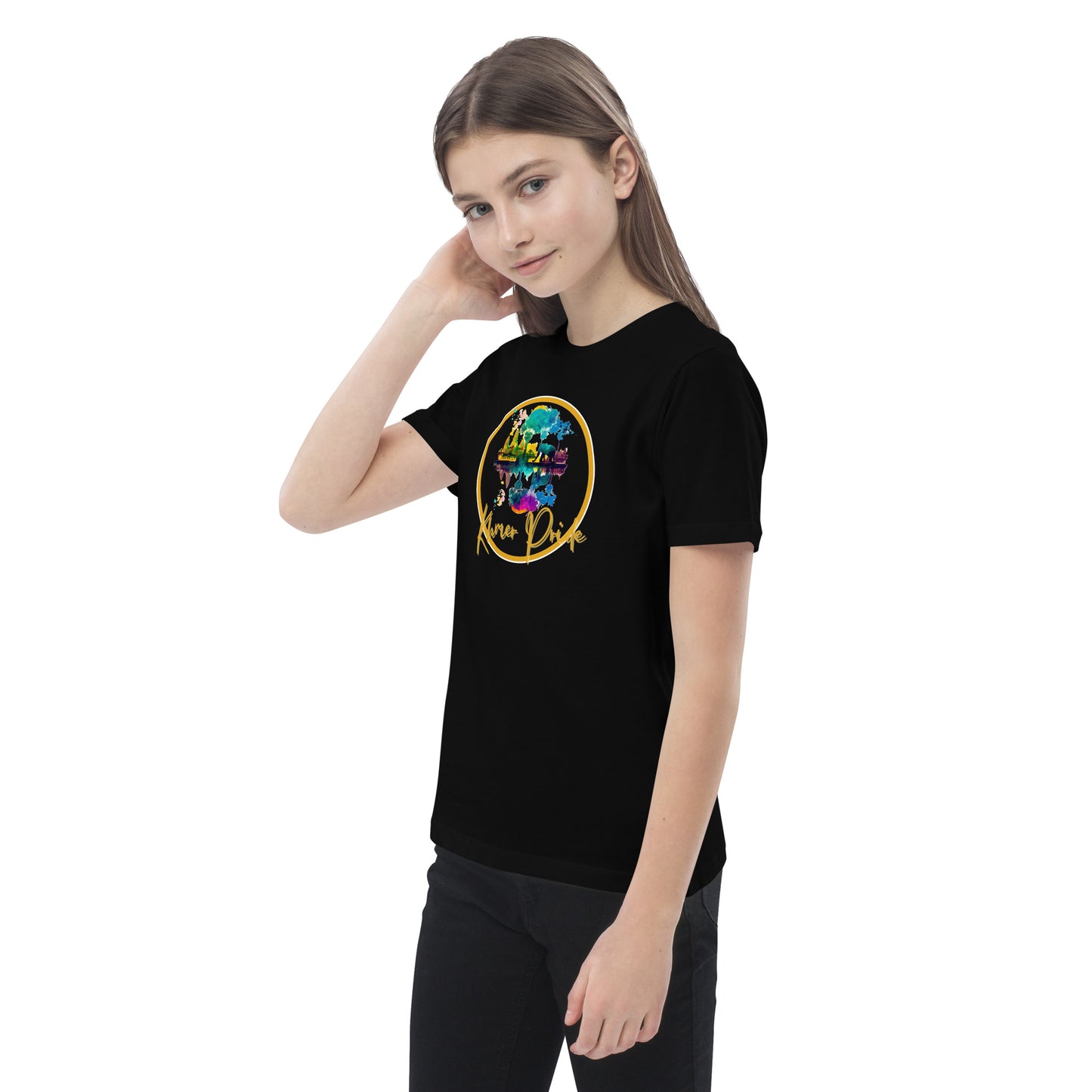 T-shirt en coton bio enfant - Khmer style