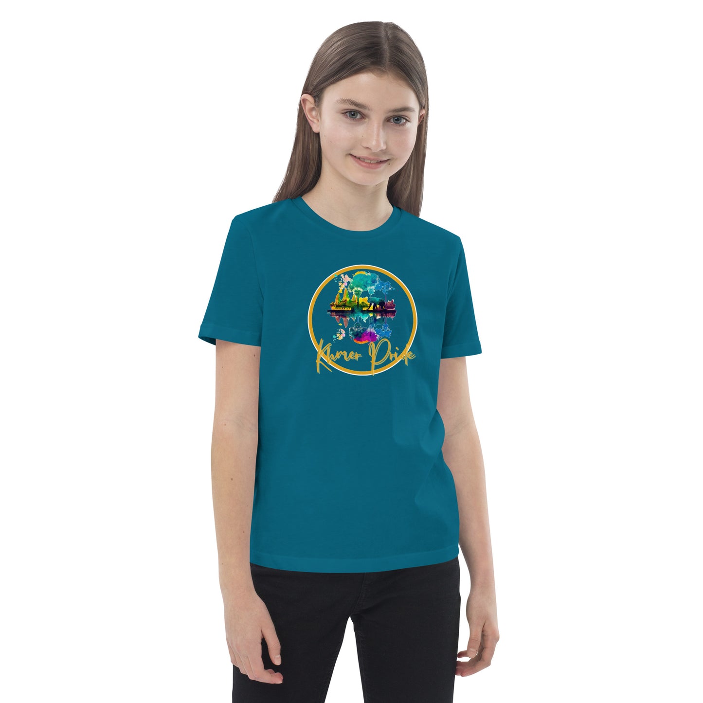 T-shirt en coton bio enfant - Khmer style