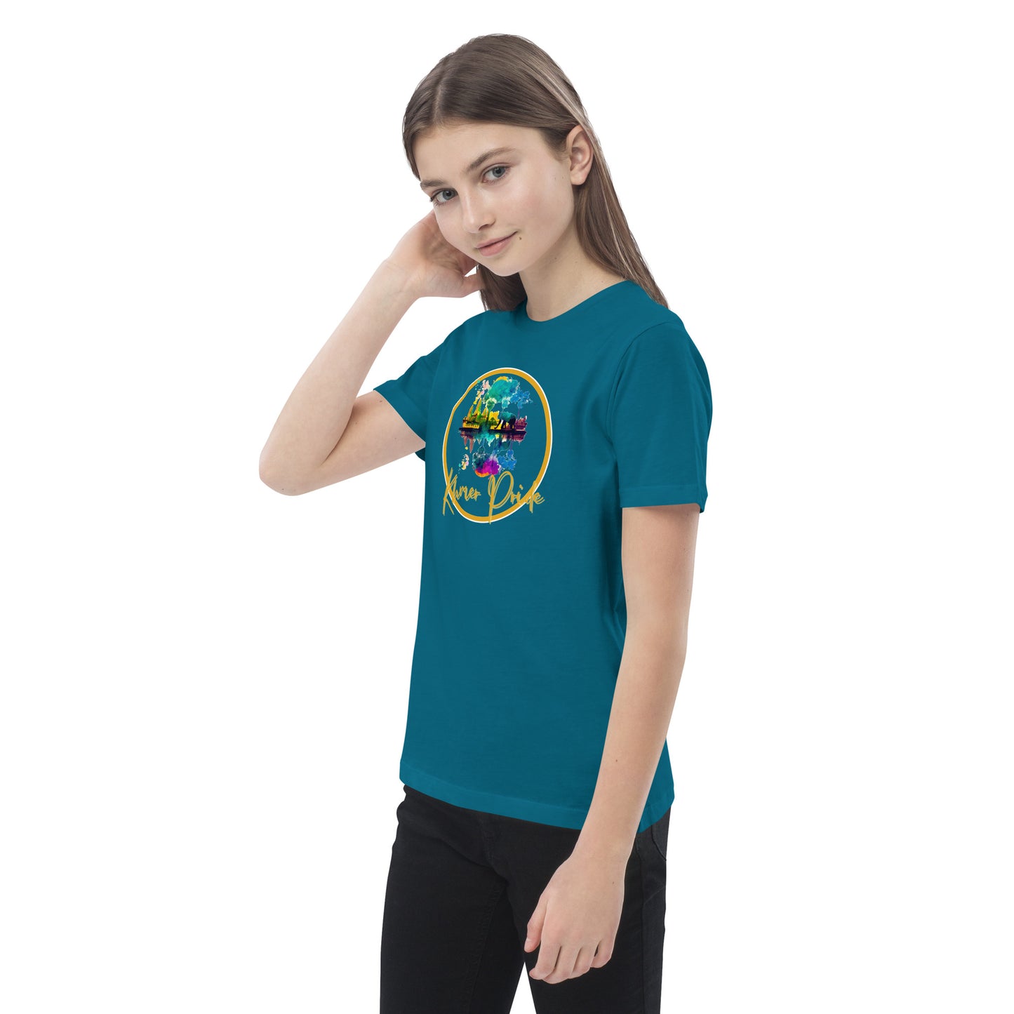 T-shirt en coton bio enfant - Khmer style