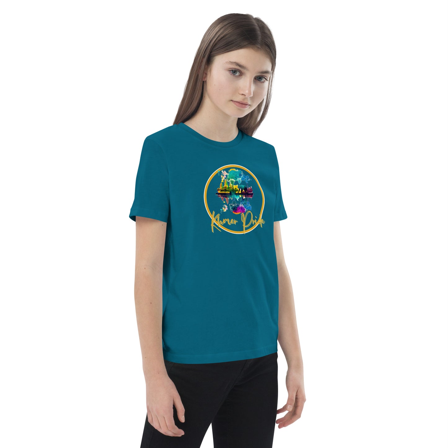 T-shirt en coton bio enfant - Khmer style