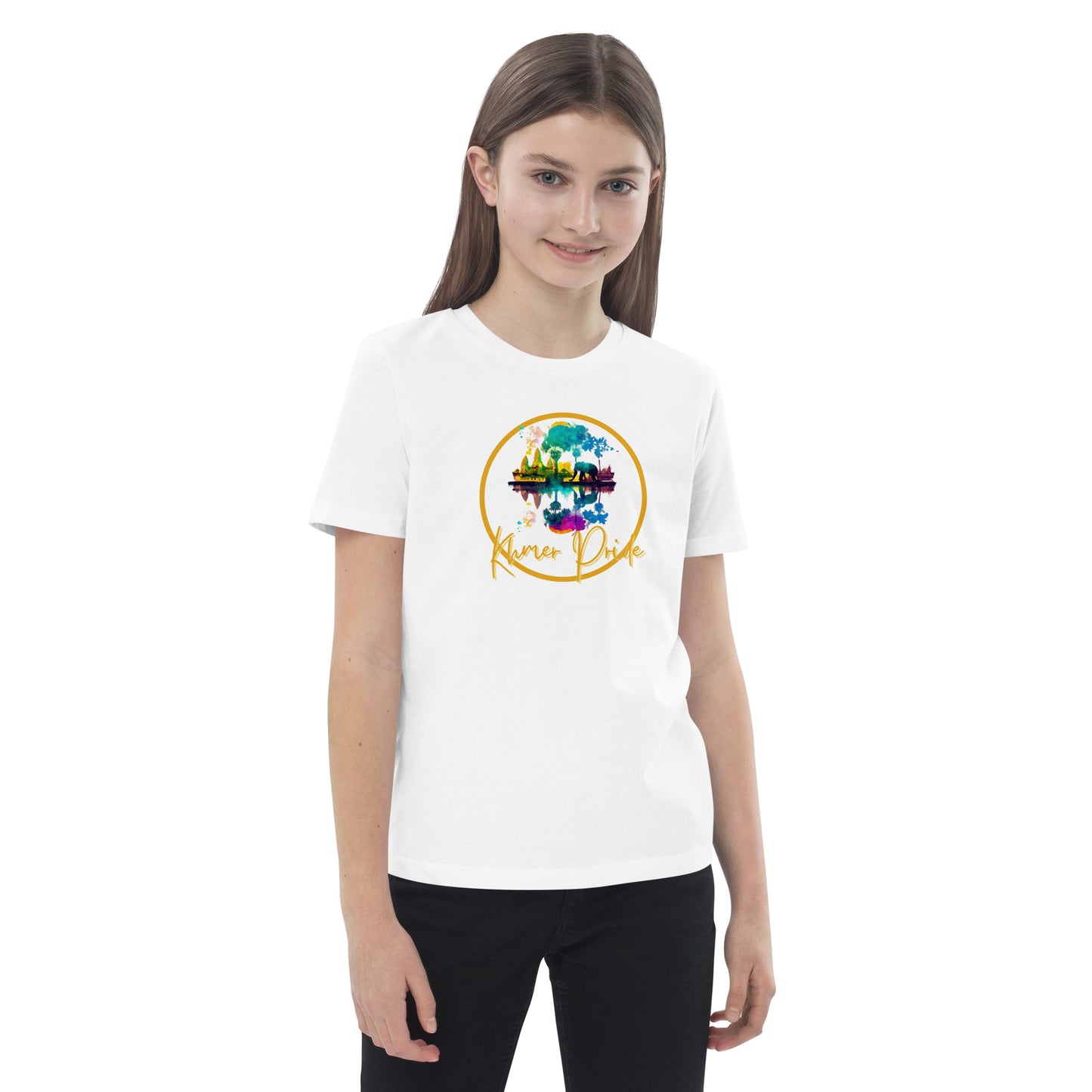 T-shirt en coton bio enfant - Khmer style