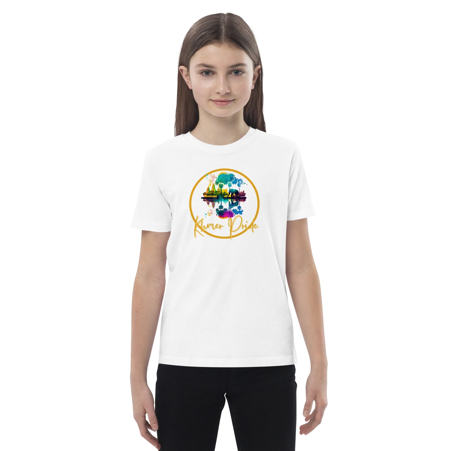 T-shirt en coton bio enfant - Khmer style