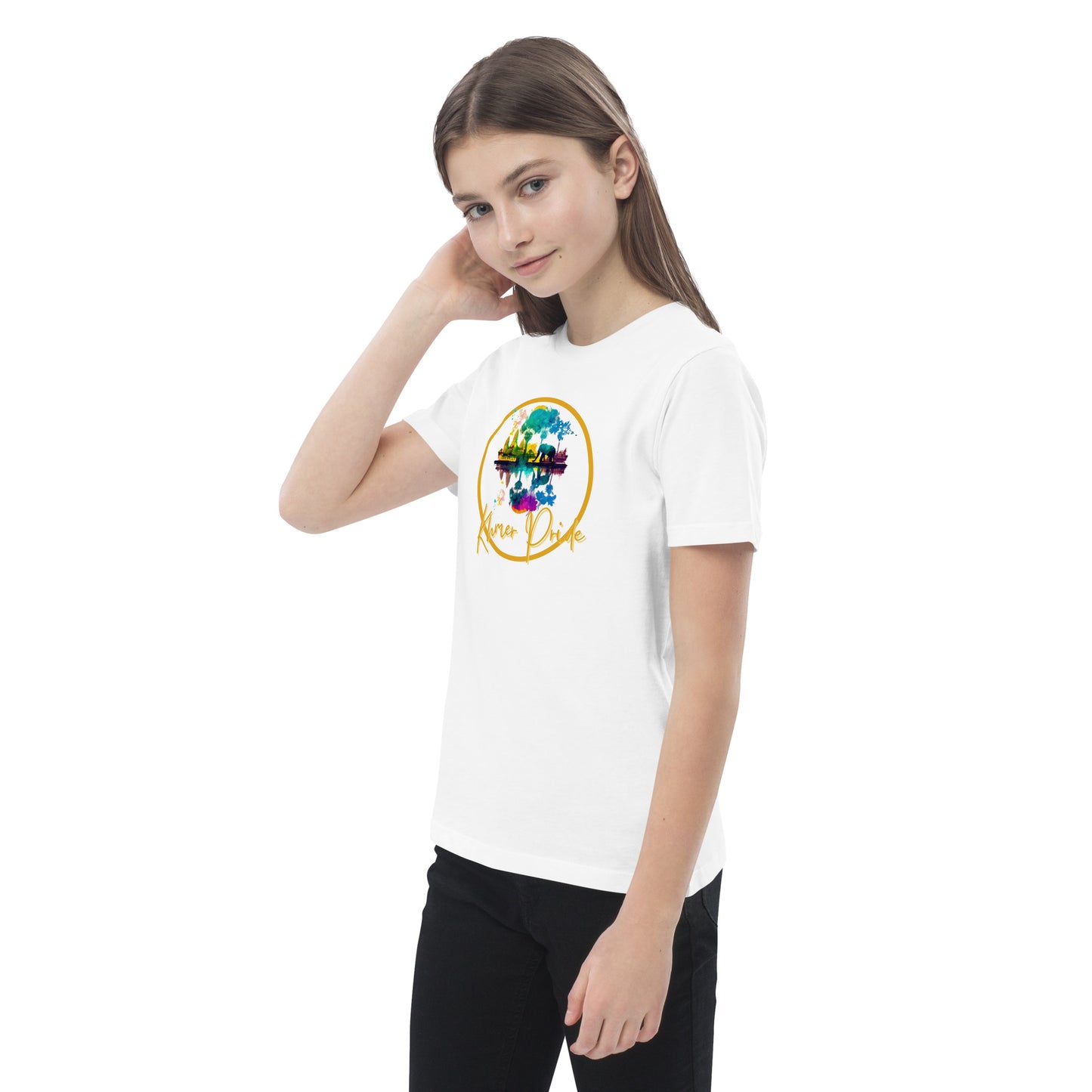 T-shirt en coton bio enfant - Khmer style