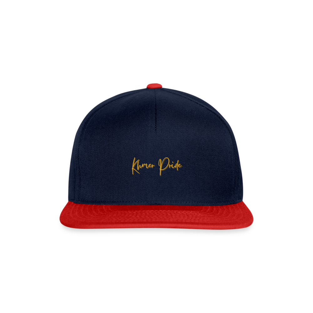 Casquette snapback - navy/red