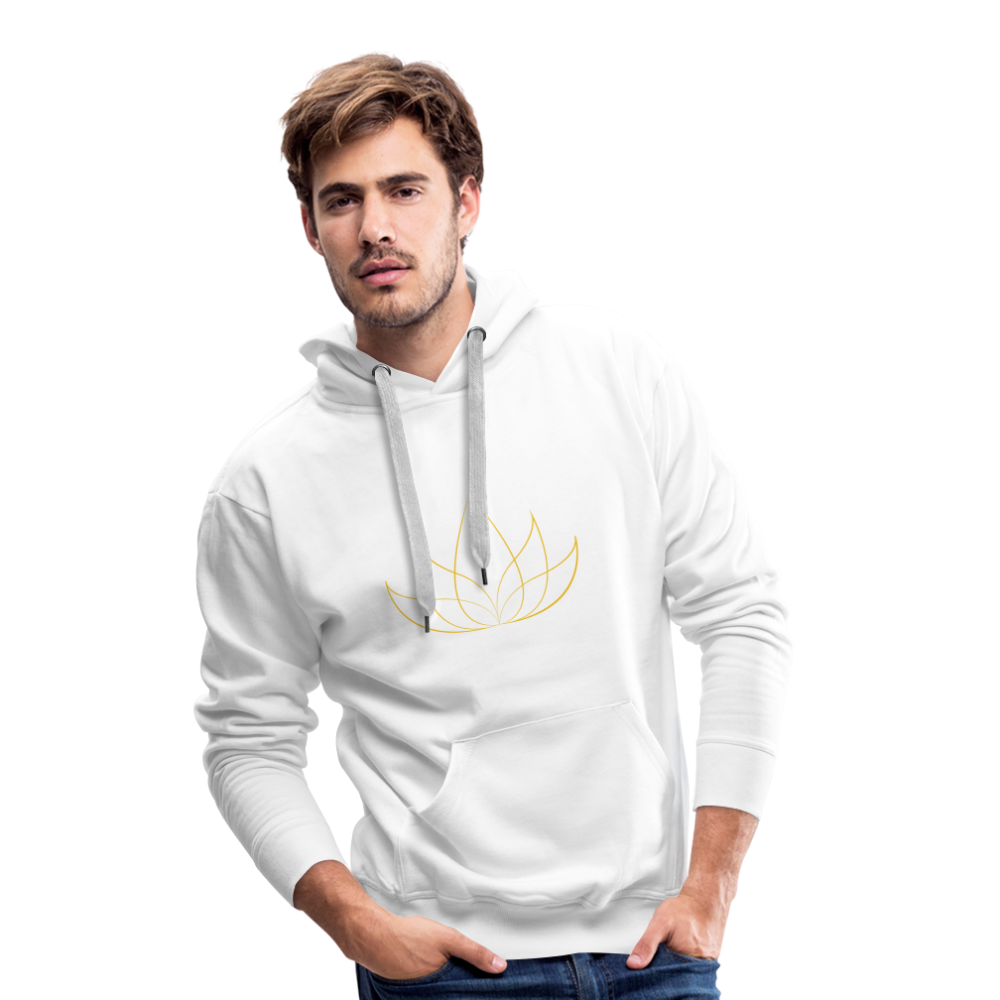 Sweat-shirt à capuche Premium pour hommes - white