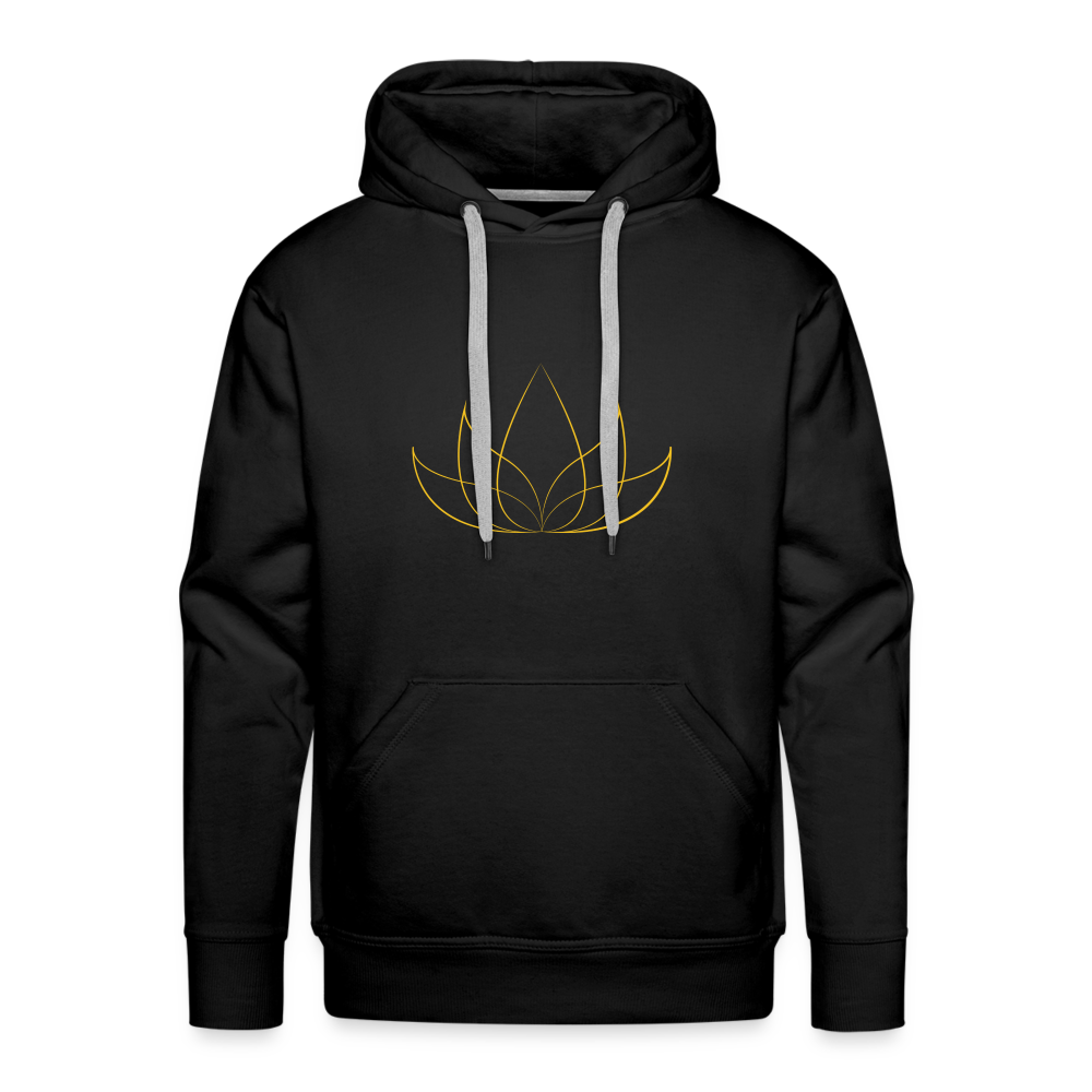 Sweat-shirt à capuche Premium pour hommes - black
