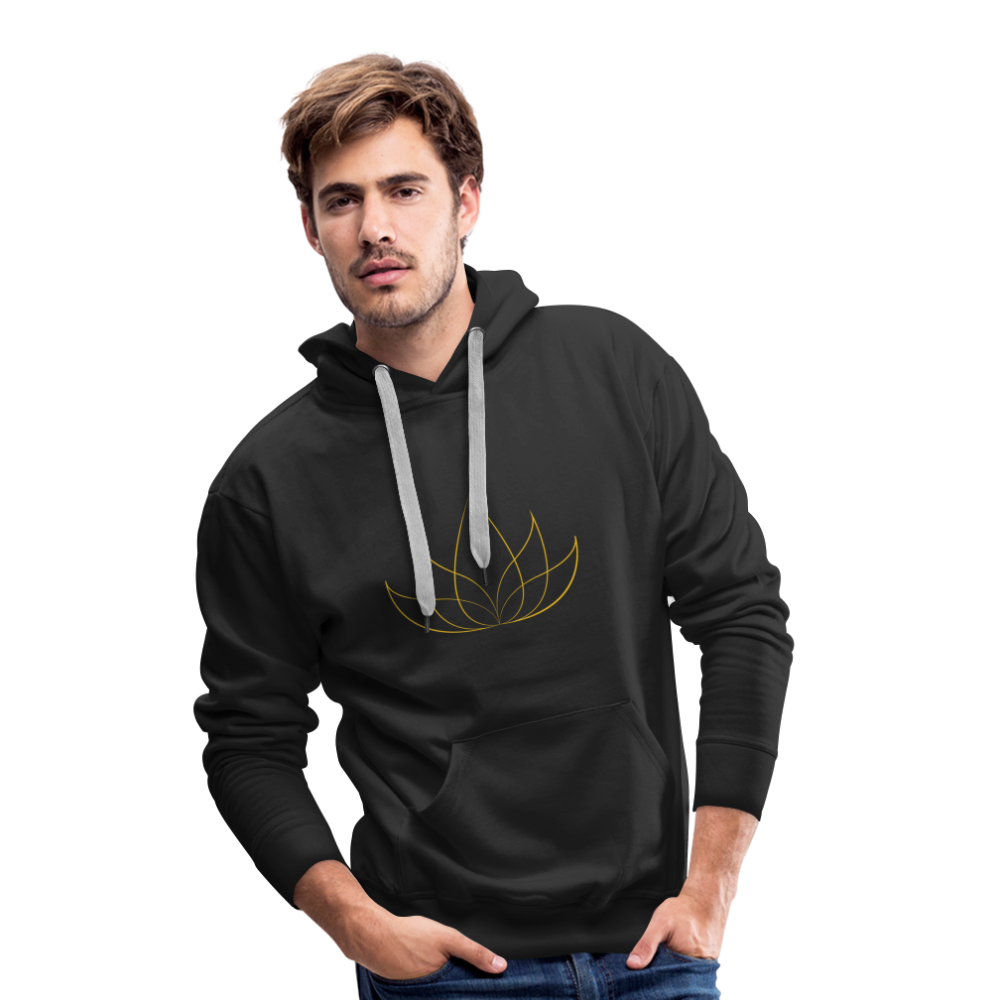 Sweat-shirt à capuche Premium pour hommes - black