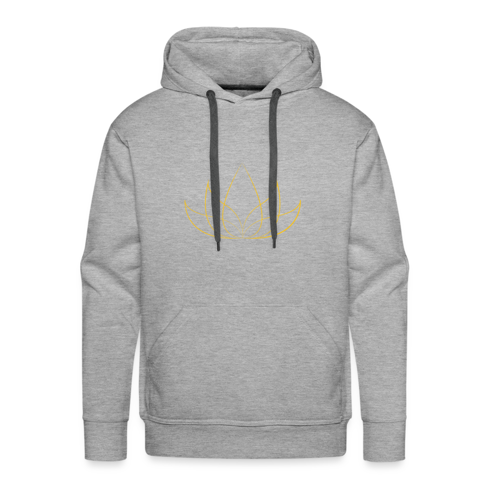 Sweat-shirt à capuche Premium pour hommes - heather grey