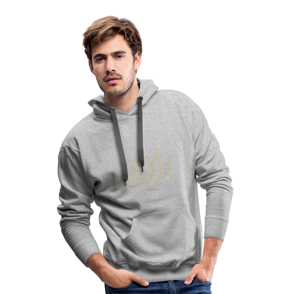 Sweat-shirt à capuche Premium pour hommes - heather grey