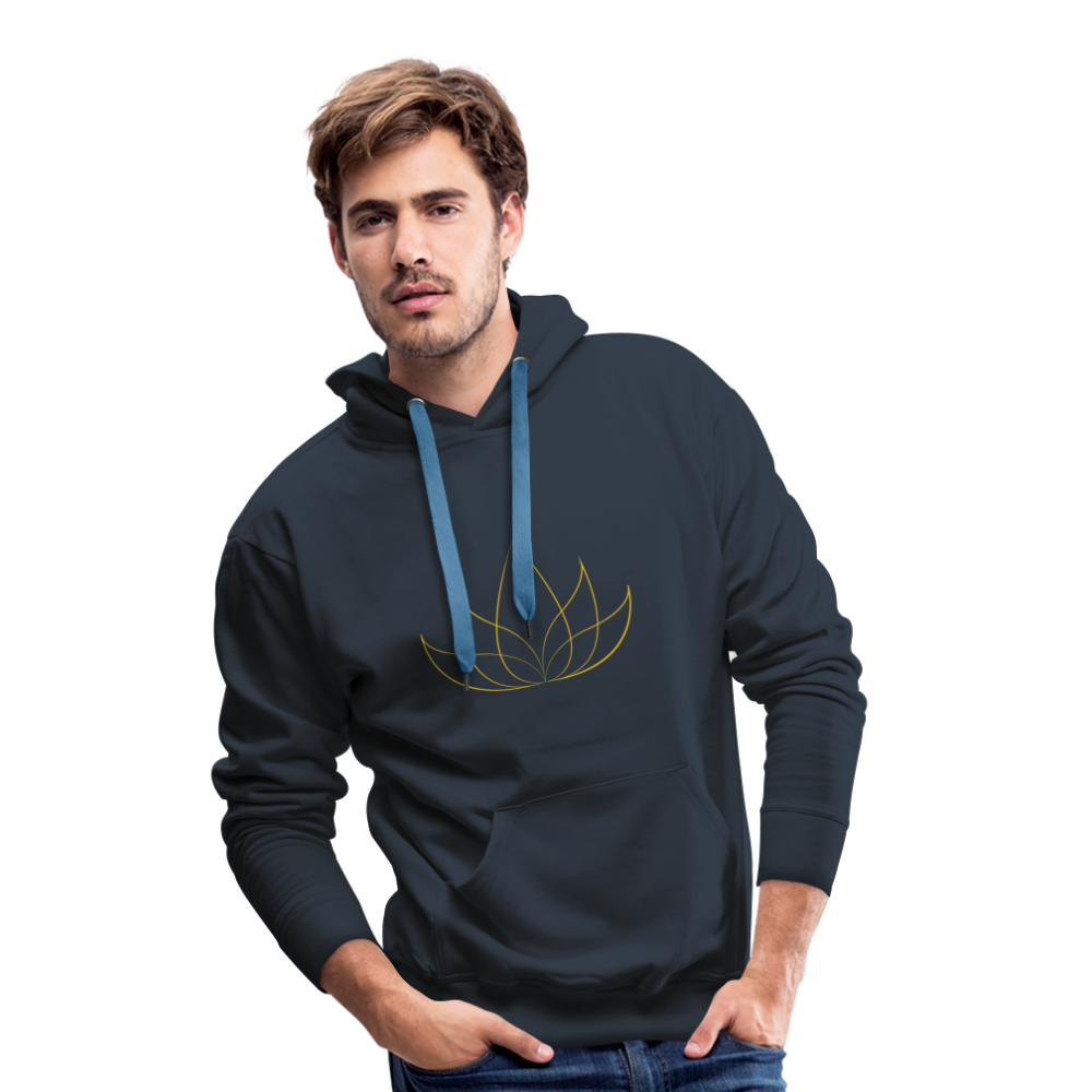 Sweat-shirt à capuche Premium pour hommes - navy