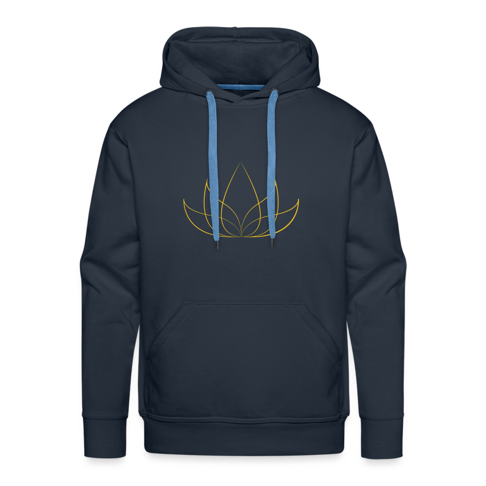 Sweat-shirt à capuche Premium pour hommes - navy