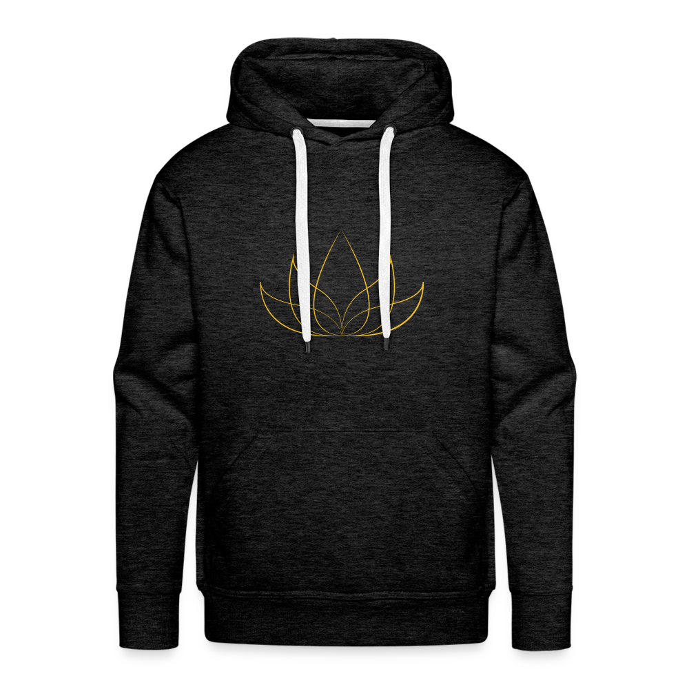 Sweat-shirt à capuche Premium pour hommes - charcoal grey