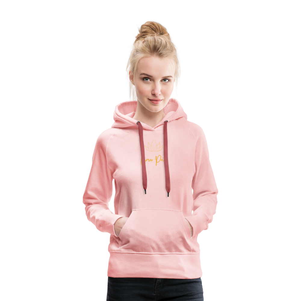 Sweat-shirt à capuche Premium pour femmes - crystal pink