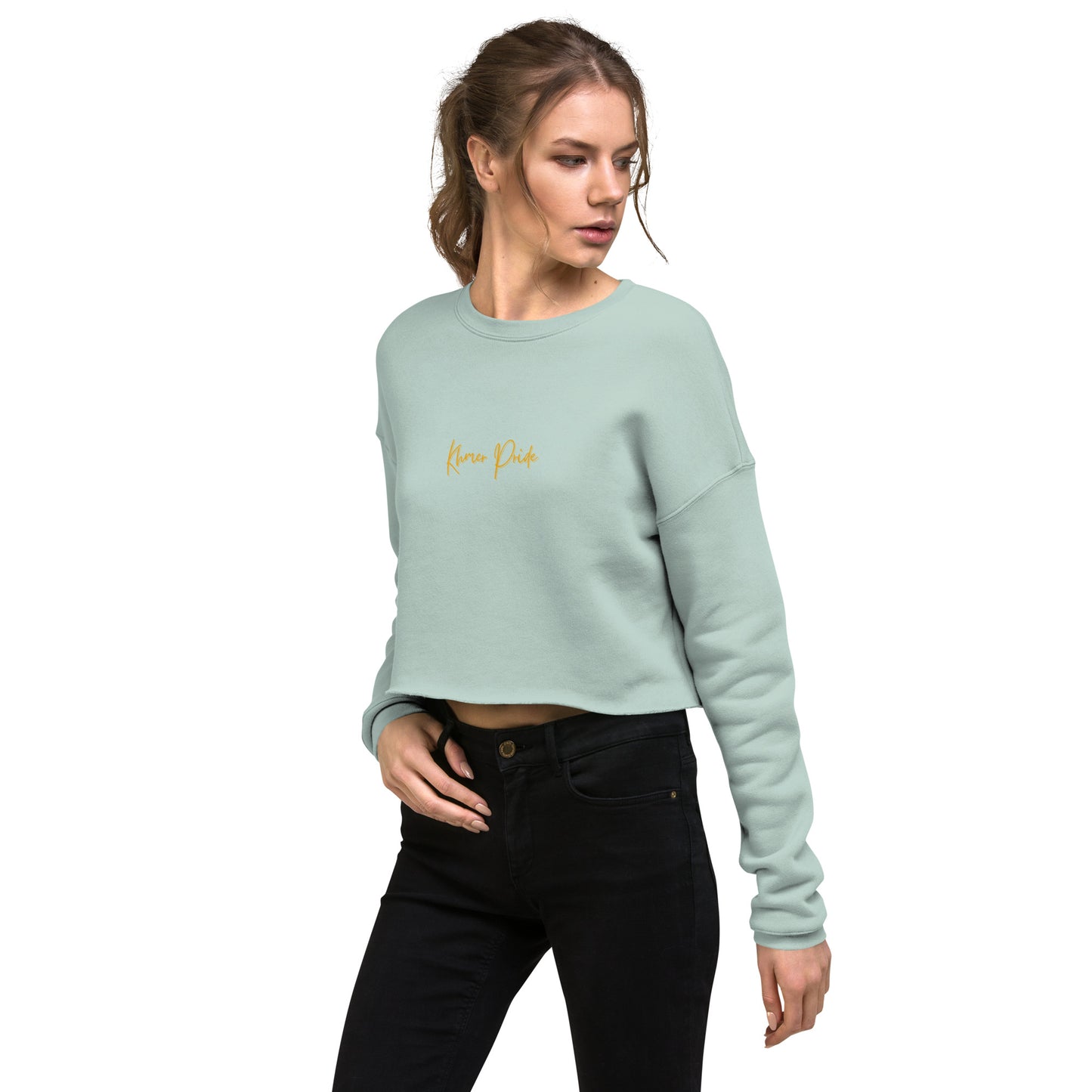 Sweat-Shirt Crop-Top - Khmer style