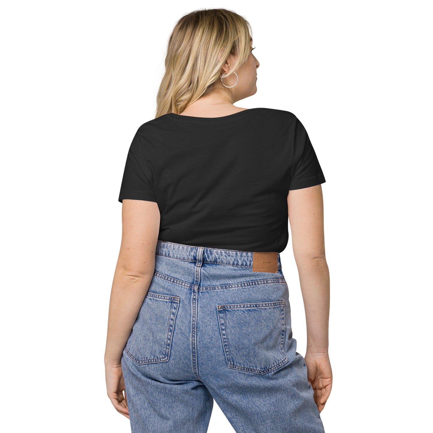 T-shirt col V ajusté femme - Khmer style