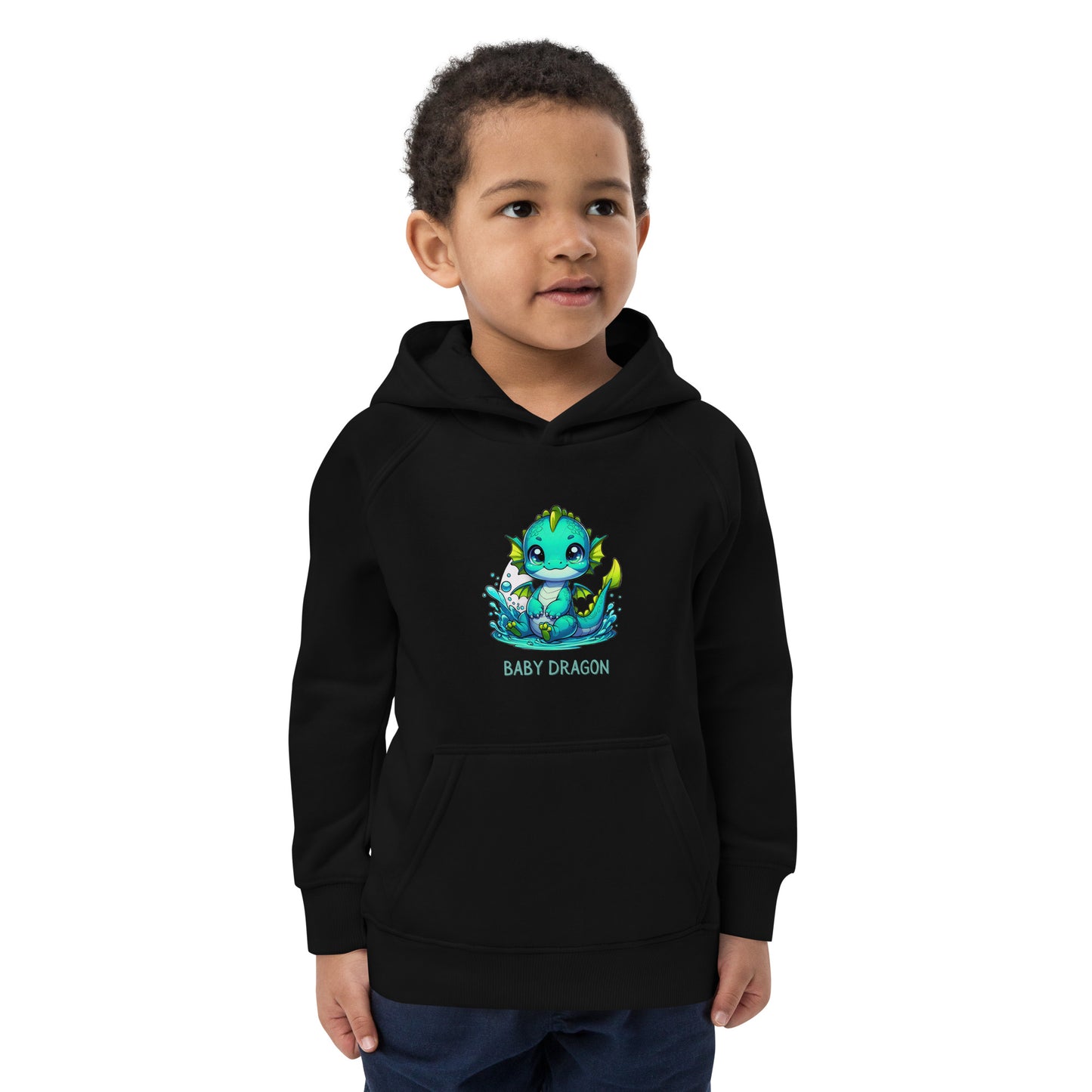 Kids eco hoodie Baby Dragon