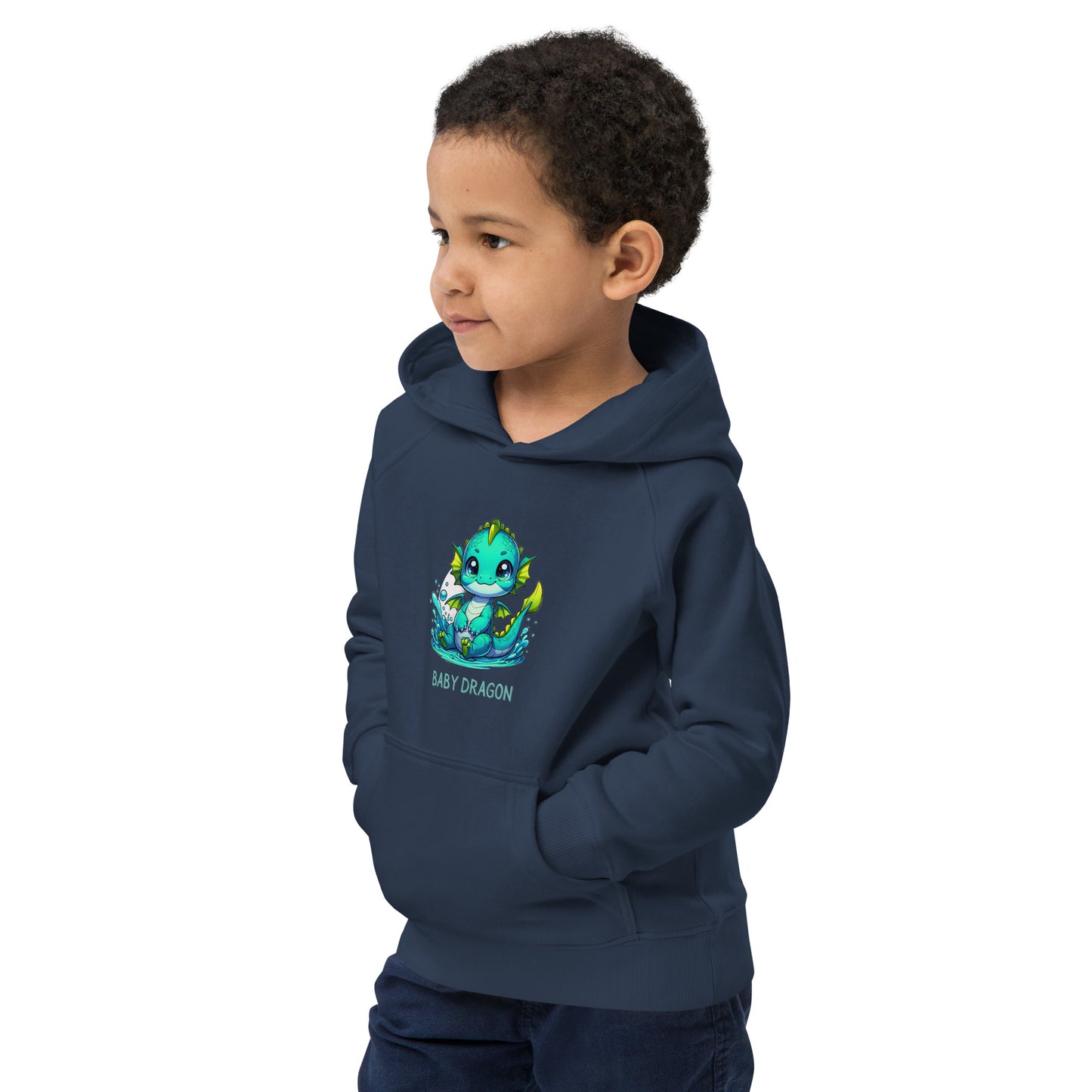 Kids eco hoodie Baby Dragon