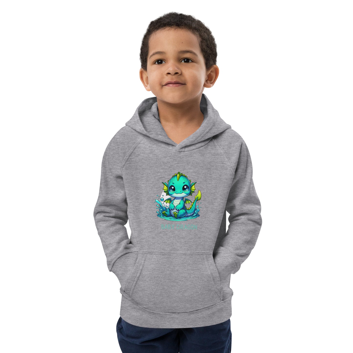 Kids eco hoodie Baby Dragon