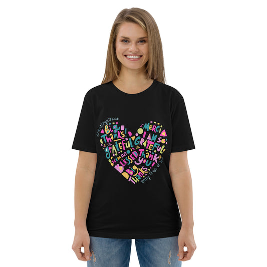Unisex organic cotton t-shirt Baby Steps of love