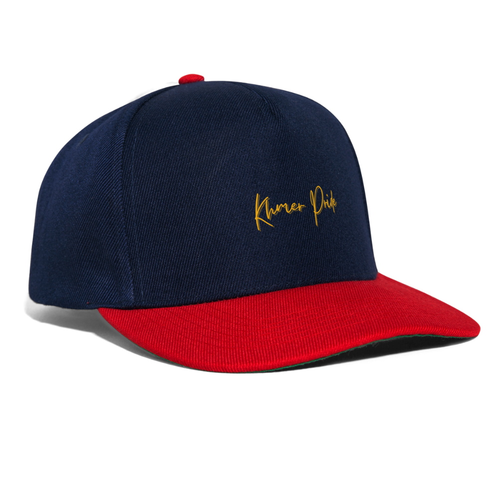 Casquette snapback - navy/red