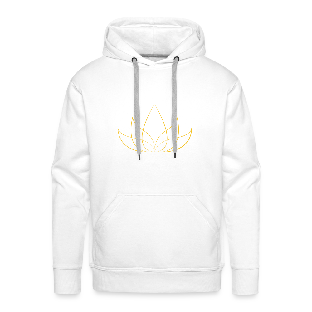 Sweat-shirt à capuche Premium pour hommes - white