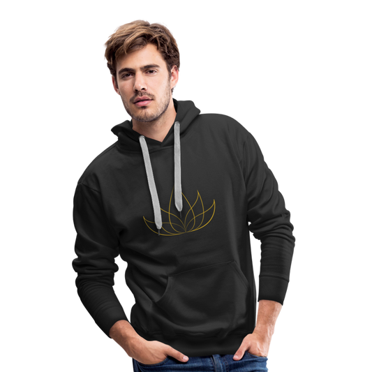 Sweat-shirt à capuche Premium pour hommes - black