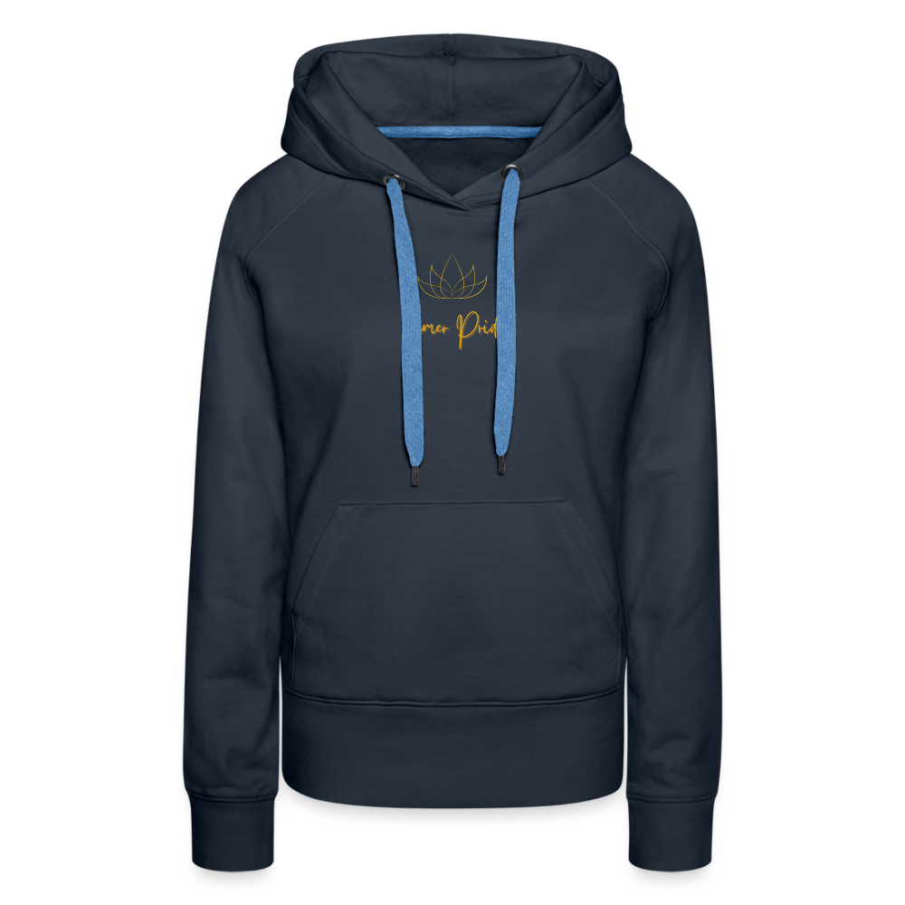 Sweat-shirt à capuche Premium pour femmes - navy